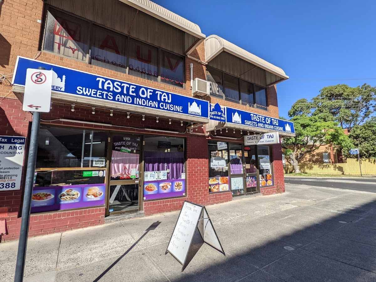 Taste Of Taj Sweets And Indian Cuisine